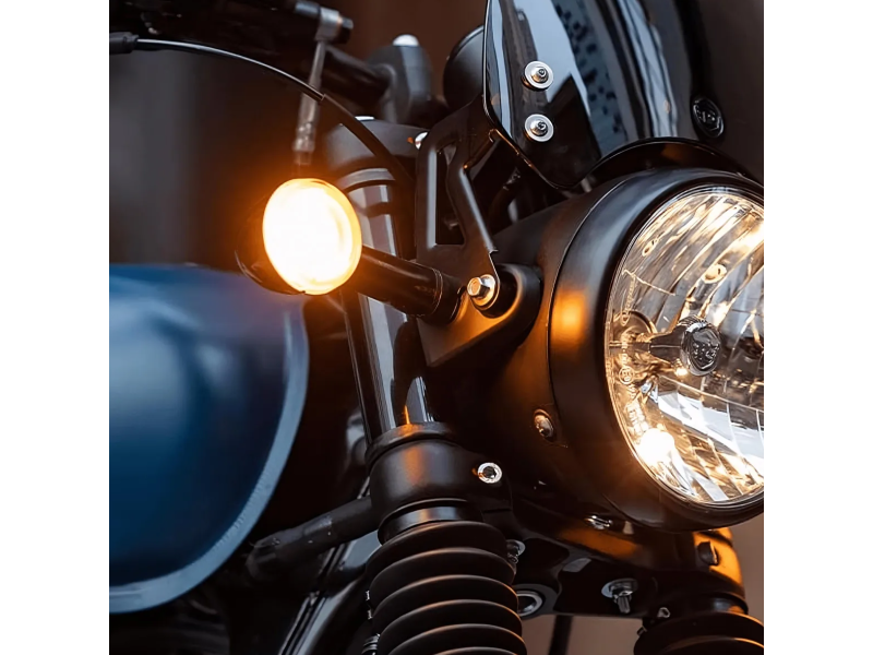 Kit 4 Piscas Setas Led Preto - Hunter 350, Meteor 350 - Cod